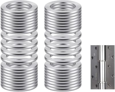 Dailygoods - Set van 100 stuks M10 platte sluitringen, 10 mm x 16 mm, roestvrij staal, sluitringen, deurscharnier, bevestigingsringen, carrosserieringen, roestvrijstalen sluitringen, set