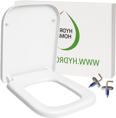 Toiletbril - WC-bril - Badkamer Vernieuwen - Warmte-isolerend Duroplast - 35x40-45cm - Zwart