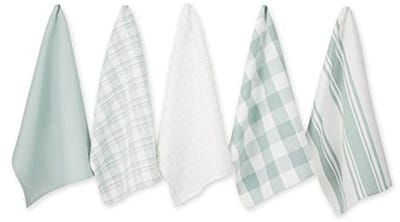 Grote geweven katoenen theedoekset - 5 stuks, 18x28 inch