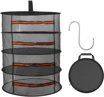 Dailygoods- Kruidenafdruiprek 4-laags - Opvouwbaar - Afdruiprek voor