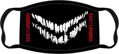 Disturbed - Mouth Masker - Zwart