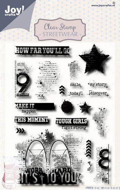 Joy! Crafts Clearstempel - Noor- streetwear 130506/0529 148x105mm