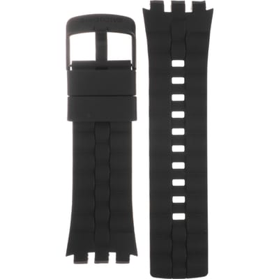 Swatch Plastic - Touch Digi SU/SV ASURB112 SURB112 Black Bump band