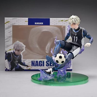 Anime BLUELOCK Seishiro Nagi Voetbal Actiefiguur Japanse Poppen Hobby's Speelgoed Bureau Decoraties Kamer Standbeeld Verjaardagscadeaus no box gray