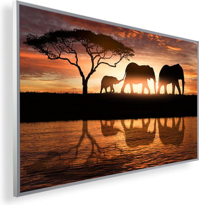 Infrarood Verwarmingspaneel 130W met fotomotief en Smart Thermostaat (5 jaar Garantie) - Oasis Desert 60