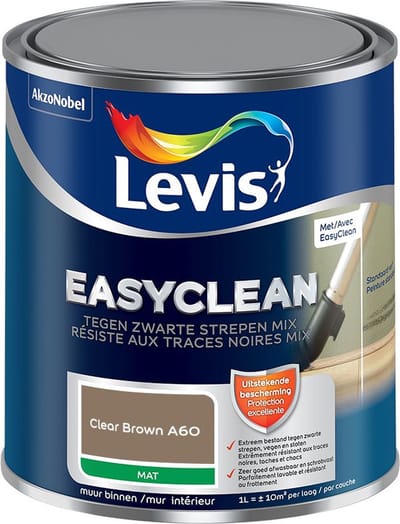 Levis - Easyclean Tegen Zwarte Strepen Mix - Clear Brown A60 - Mengverf - 1 L