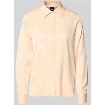 Regular fit blouse met lange mouwen van zijdemix model 'BONYA'