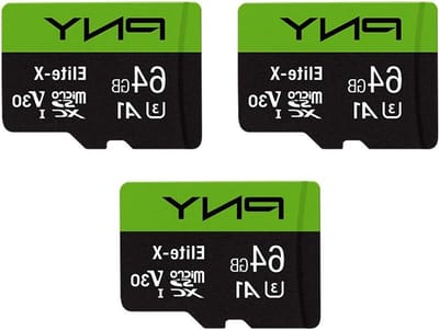 MicroSDXC Kaarten - Geheugenkaarten Opslag - Foto Video Opslaan - A1 App Prestaties - 3 x 64 GB - Groen