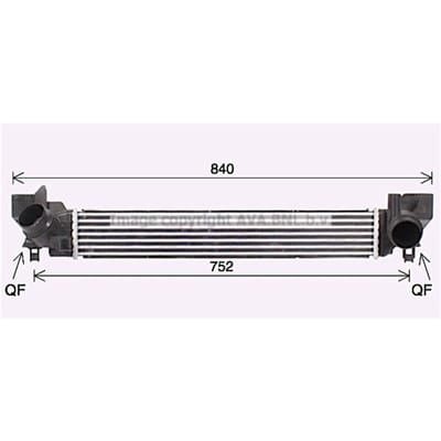 Intercooler AVA COOLING BW4579 AVA