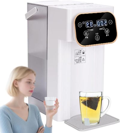 Instant Heetwaterdispenser - Tafelwaterkoker Snelverwarmer - Direct Warm Water - 12 Temperatuurstanden - 3 Liter Tank - Wit