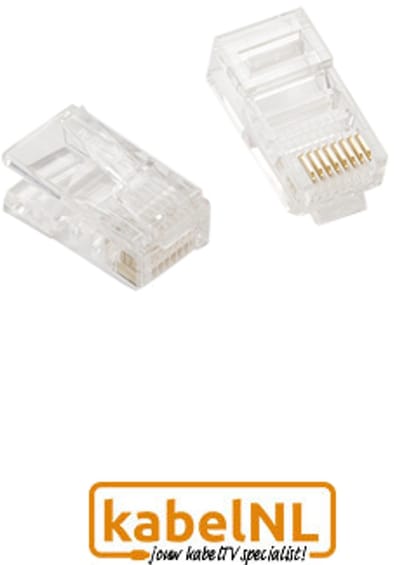 Technetix RJ45 Cat 5/6 connector (10 stuks)