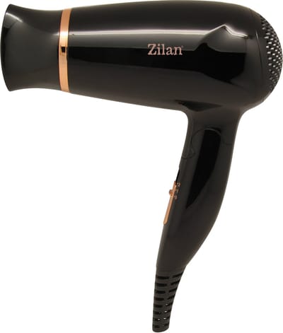 Zilan ZLN2953 1200 W Haardroger – Compacte Föhn met 2 Snelheden & 2 Warmtestanden – Opvouwbaar Handvat – Inclusief Concentrator