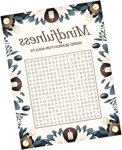 Puzzelboeken Volwassenen - Woordzoekers - Ontspanning - Mindfulness Bevorderend - 21 x 28.5 cm - Niet gespecificeerd