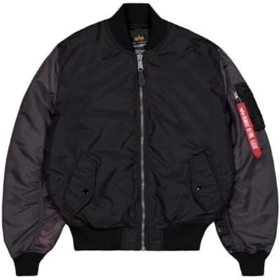 Alpha Industries Bomberjack - MA-1 Camo BE - S tot XXL - voor Mannen - zwart