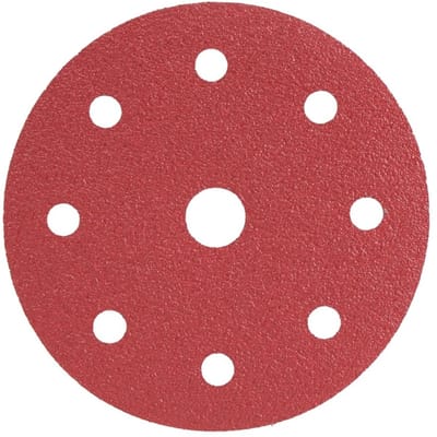 Radix - Schuurschijf - Pro - Klittenband 125 mm - P60 – 9 stofgaten (10 stuks)