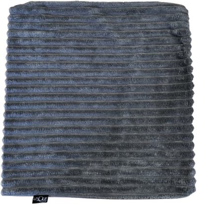 Unique Living - Dez - kussenhoes - 45x45cm - nickel grey - super zacht