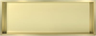 Mat goud RVS Inbouwnis 30x90x7cm - Inbouwnis badkamer en Douche
