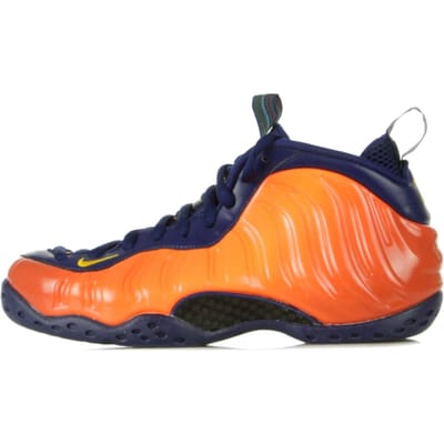 Air Foamposite 1 Hoge herenschoen Blauw Void/universiteitsgoud/robuust oranje