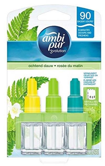 Navullingsset voor Luchtverfrisser - Morning Dew - 20 ml, 3 Stuks