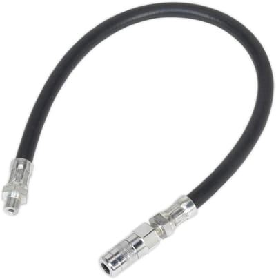 Vetpistool Slang - Flexibele Koppeling - Smering Aanbrengen - 4-Jaw Connector - 450mm Lengte - Meerkleurig