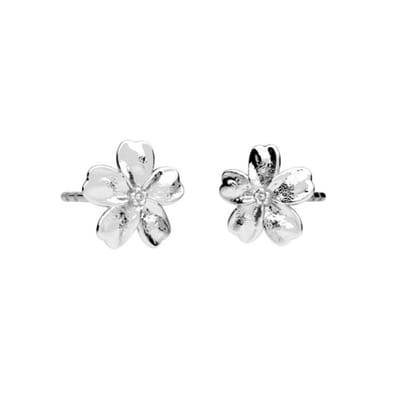 ARLIZI 2368 Oorbellen vergeet me niet bloem oorstekers - sterling zilver
