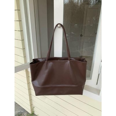 Eenvoudige Koreaanse Versie van Zacht Leertextuur Grote Capaciteit Eén-schouder Pendel Tas Retro Bruin Werk Casual Armholte Tote Tas voor Vrouwen gray