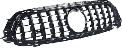 GT GTR Diamant Voorinlaat Grille - Gloss Black - Auto Accessoires - Voor Mercedes W213 E-Klasse E200/E300/E400/E53 AMG (2020)