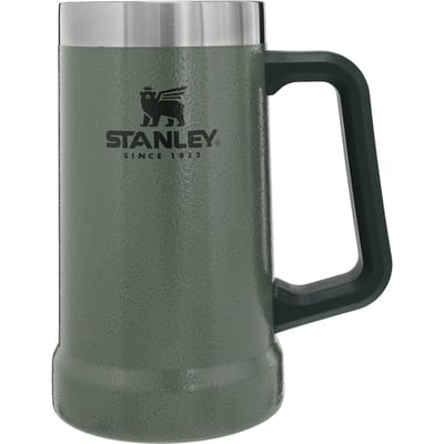 Stanley Stay Chill Stein Hammertone Green 0.71L - Dubbelwandige Roestvrijstalen Bierpul met Isolatie