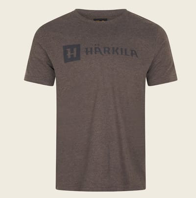 Härkila Identity S/S t-shirt Outdoor T-shirt Scandinavisch T-shirt Korte mouwen T-shirt Bruin Maat -5XL
