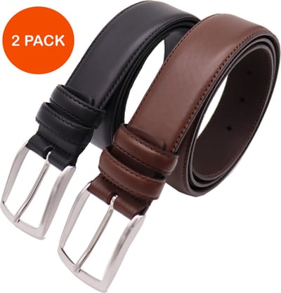 Safekeepers riemen - riem heren bruin - riem zwart - 2 stuks broekriemen - ceintuurs - zwart en bruin