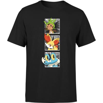 Pokemon Generation 6 Intro Men's T-Shirt - Black - S