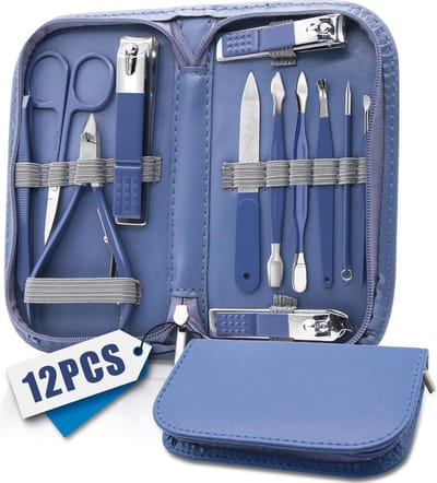 Professionele Nagelverzorgingsset - Complete Gereedschap Accessoires voor Perfecte Nagels - Draagbare Manicure en Pedicure Kit