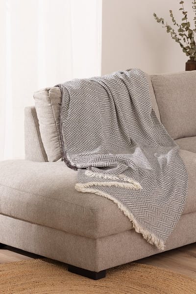 Belmarti Kenya plaid 180 x 260 cm - bruin