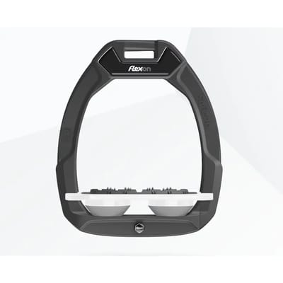 Veiligheidsstijgbeugels Plat Ultra Grip Antraciet/Wit/Grijs Flex-On Safe-On