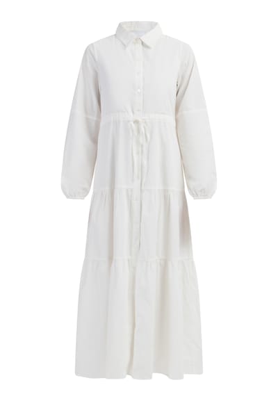 usha Katoenen maxi jurk lynnea Dames wolwit