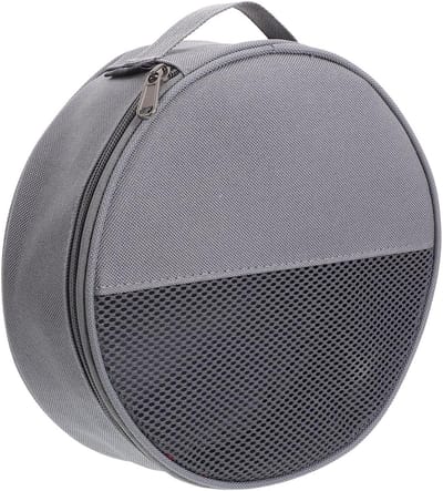 Camping Tool Bag met Mesh Vak en Rits - Ideaal voor Buitenshuis, Picknick en Keukenaccessoires - 56x56x6cm voor Bestek en Serviesopslag