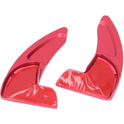2 STUKS Auto Stuurwiel Paddenverlenging Schakelpaddles Vervanging voor Dodge Challenger 2015?2019Rood