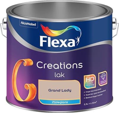 Flexa - Creations Lak Zijdeglans - Grand Lady - Mengverf - 2,5 L
