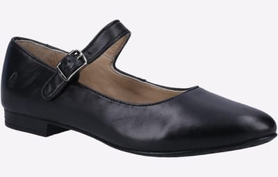 Hush Puppies Melissa Lakleren Zwarte Ballerina's Voor Dames