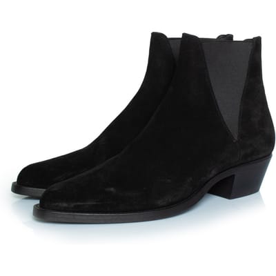Saint Laurent Paris Dakota suède Chelsea boots