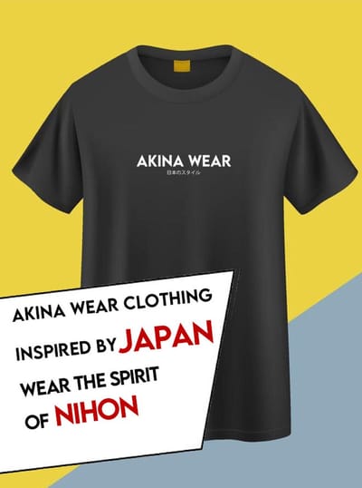Akina Wear 日本のスタイル - Japanese Style Shirt Size Maat XL - Japanse Mode - Nihon Inspired Unisex Fashion Streetwear