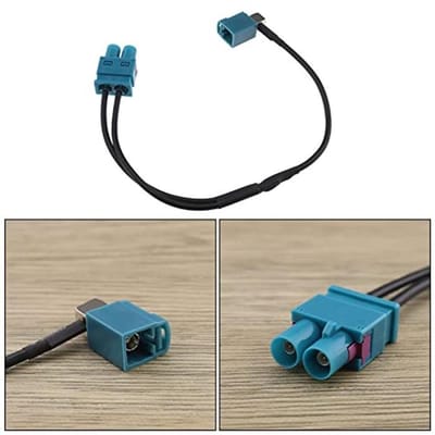 Dubbele Fakra Auto Antenne Adapter voor Volkswagen en Skoda - 28 cm Lengte