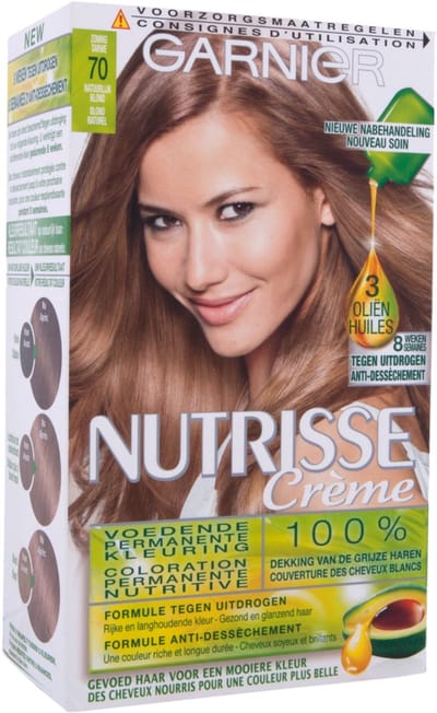 Garnier Nutrisse Ultra Crème 7 Natuurlijk Blond - Intens voedende permanente haarkleuring