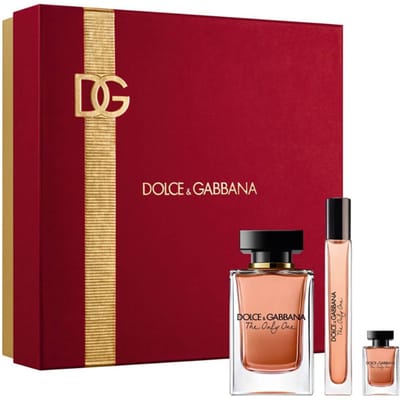 Dolce & Gabbana The Only One Giftset - 100 ml eau de parfum spray + 10 ml eau de parfum tasspray + 5 ml eau de parfum - cadeauset voor dames