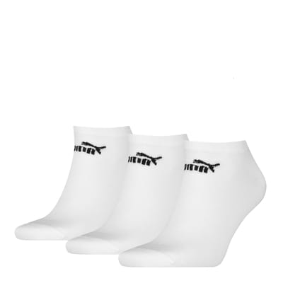 Puma Trainingssokken met logo voor volwassenen (pak van 3) (Wit)