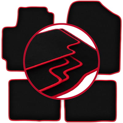 CARLUX-RED automatten voor: Daihatsu Sirion III M300 hatchback (2004-2010)