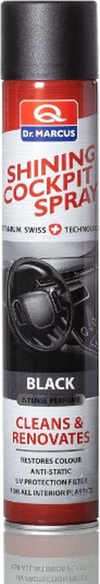 Dr. Marcus TITANIUM Dashboard Cleaner Black - Cockpit Spray Auto - Dashboard Reiniger en Interieurverzorging - Kunststof Reiniger Met UV Bescherming - 750 ml [DRM76521]