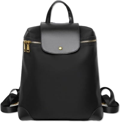 KZQ Rugzak Dames Waterdichte Anti-diefstal Rugtas, Lichtgewicht 15 Inch Laptop Rugzak voor Vrouwen en Meisjes, Mode Reis en Werktas, Casual Dagrugzak (zwart)