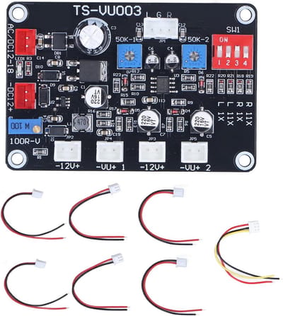 Instelbare VU Meter Driver Board voor Audio Level Versterker - Achtergrondverlichting Module voor Studio en Home Audio