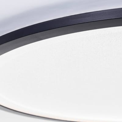 Brilliant Mosako - Plafondlamp - LED 35W - Dimbaar - Afstandsbediening - Zwart/Wit